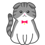 スコティッシュフォールドのイラスト