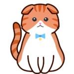 スコティッシュフォールドのイラスト