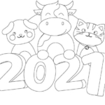 ペットの塗り絵【2021】犬猫】