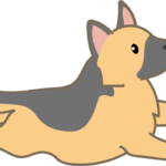 犬・シェパード(走る)