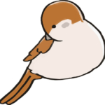 すずめのイラストC【無料】