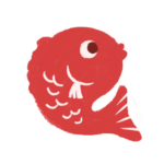 【年賀状パーツ】鯛(お正月)【無料】