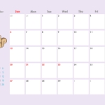 2026年(令和8年)9月のペットカレンダーイラスト(かわいい)