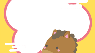 【2026年午（うま）年】年賀状デザインのイラスト㉑（写真フレーム❶）【無料】