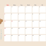 2026年（令和8年）10月のペットカレンダーイラスト（かわいい）