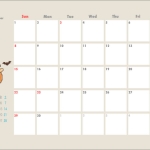 2026年（令和8年）11月のペットカレンダーイラスト（かわいい）